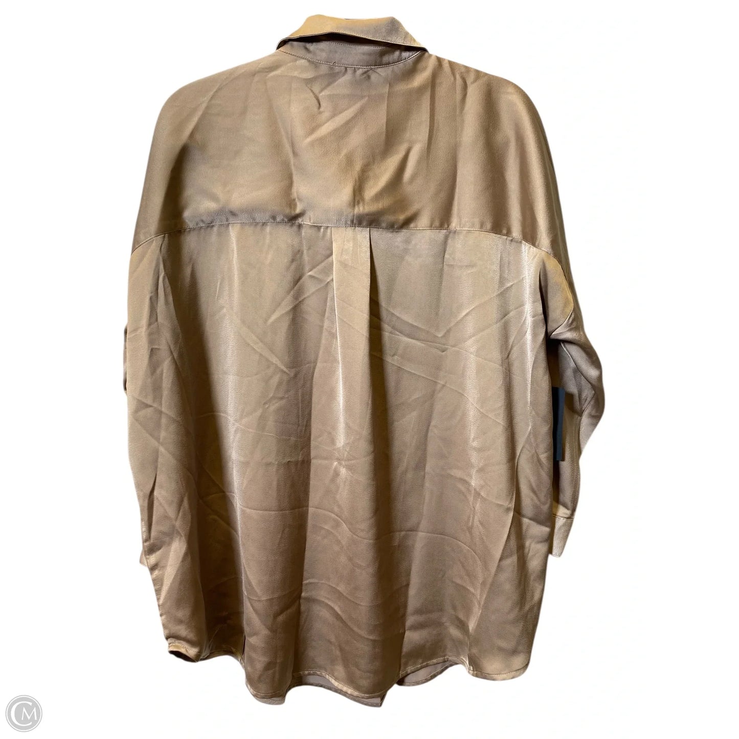 Top Long Sleeve By Ee Some In Beige, Size: S