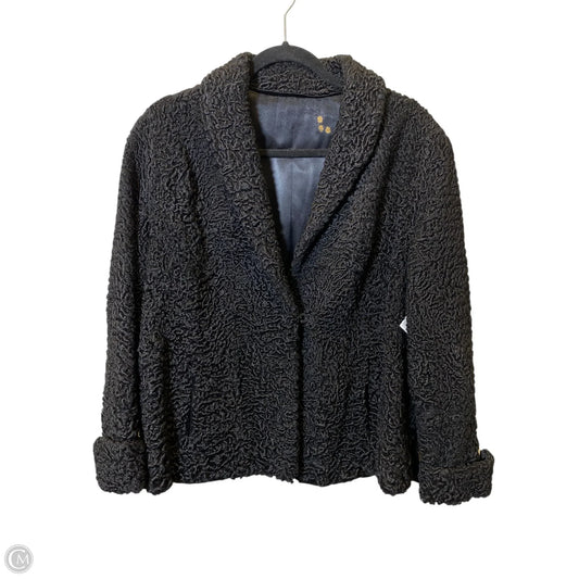 Jacket Moto By Clothes Mentor In Black, Size: M