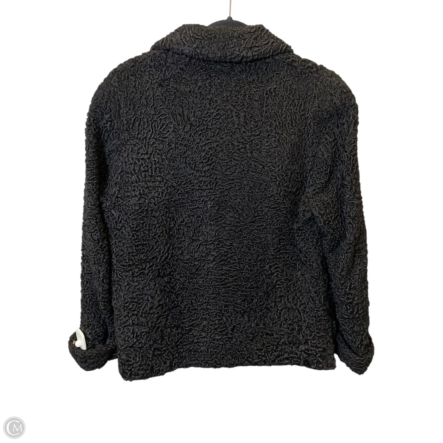 Jacket Moto By Clothes Mentor In Black, Size: M