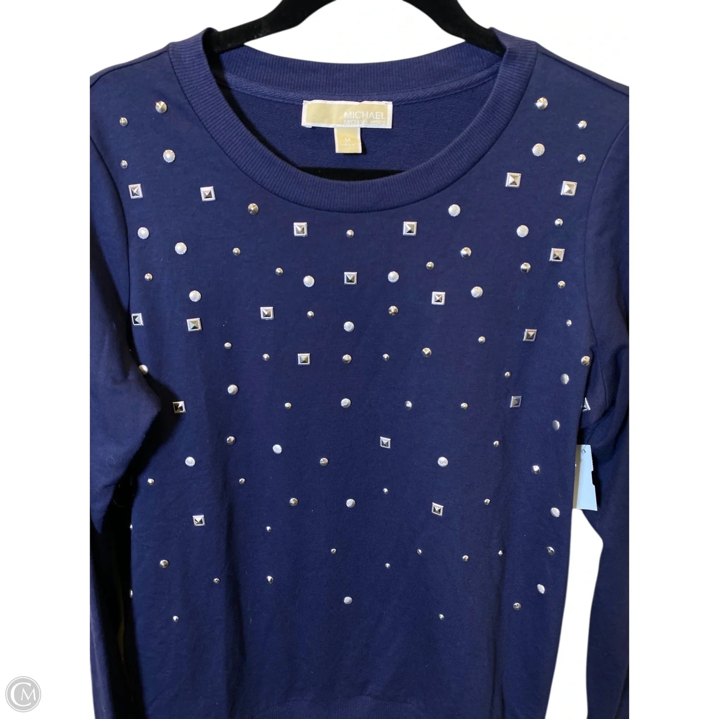 Sweater Designer By Michael Kors In Navy, Size: M