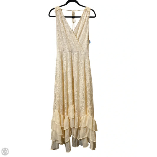 Dress Casual Maxi By Sundance In Cream, Size: M