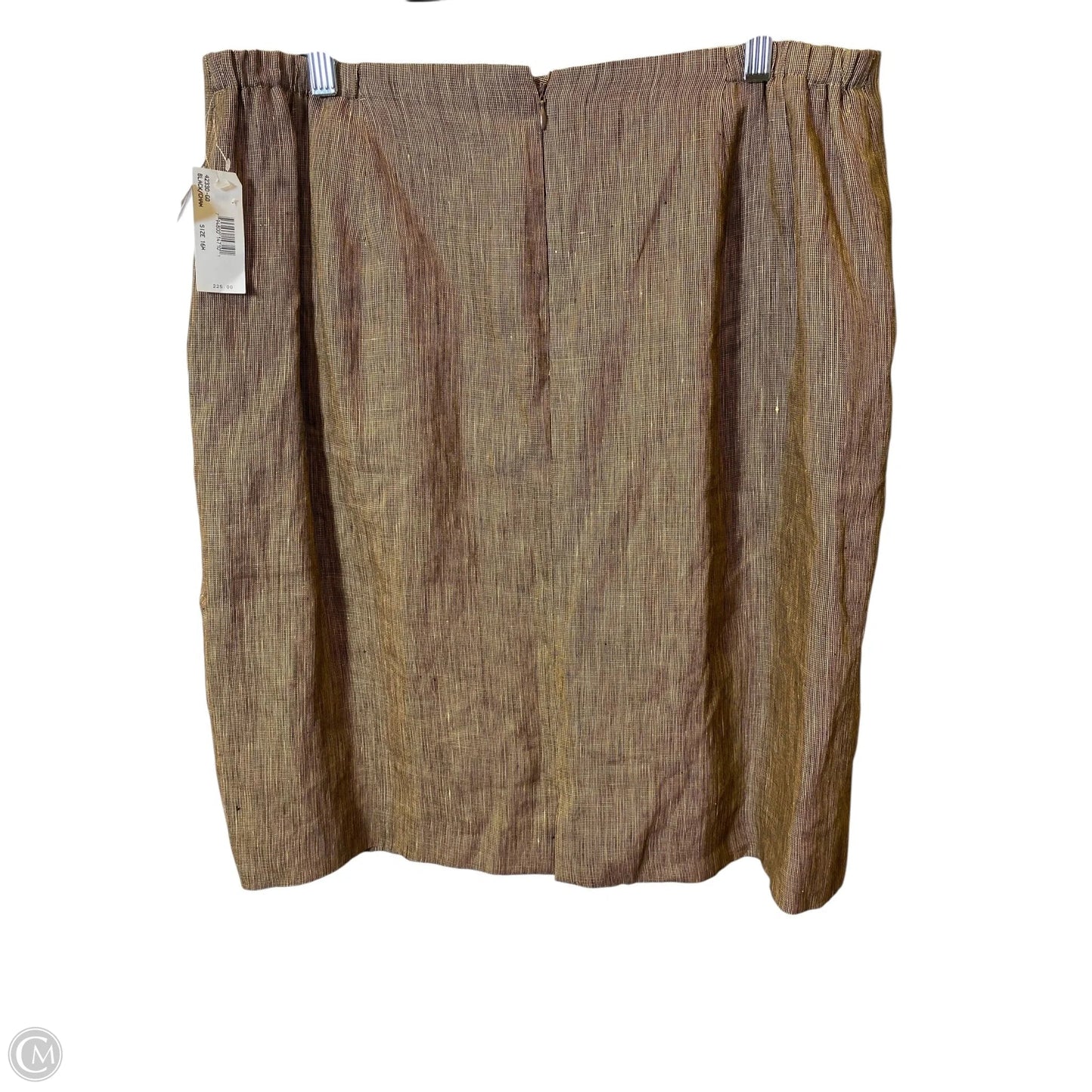 Skirt Midi By Tamotsu In Brown, Size: 16