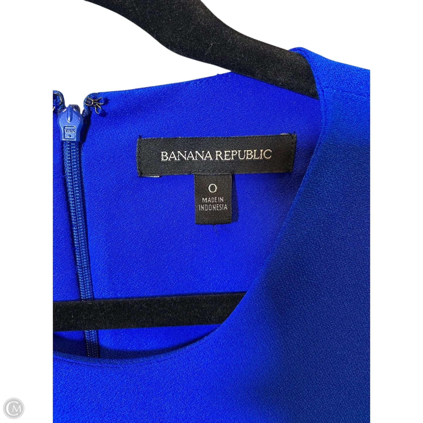 Dress Casual Midi By Banana Republic In Blue, Size: 0