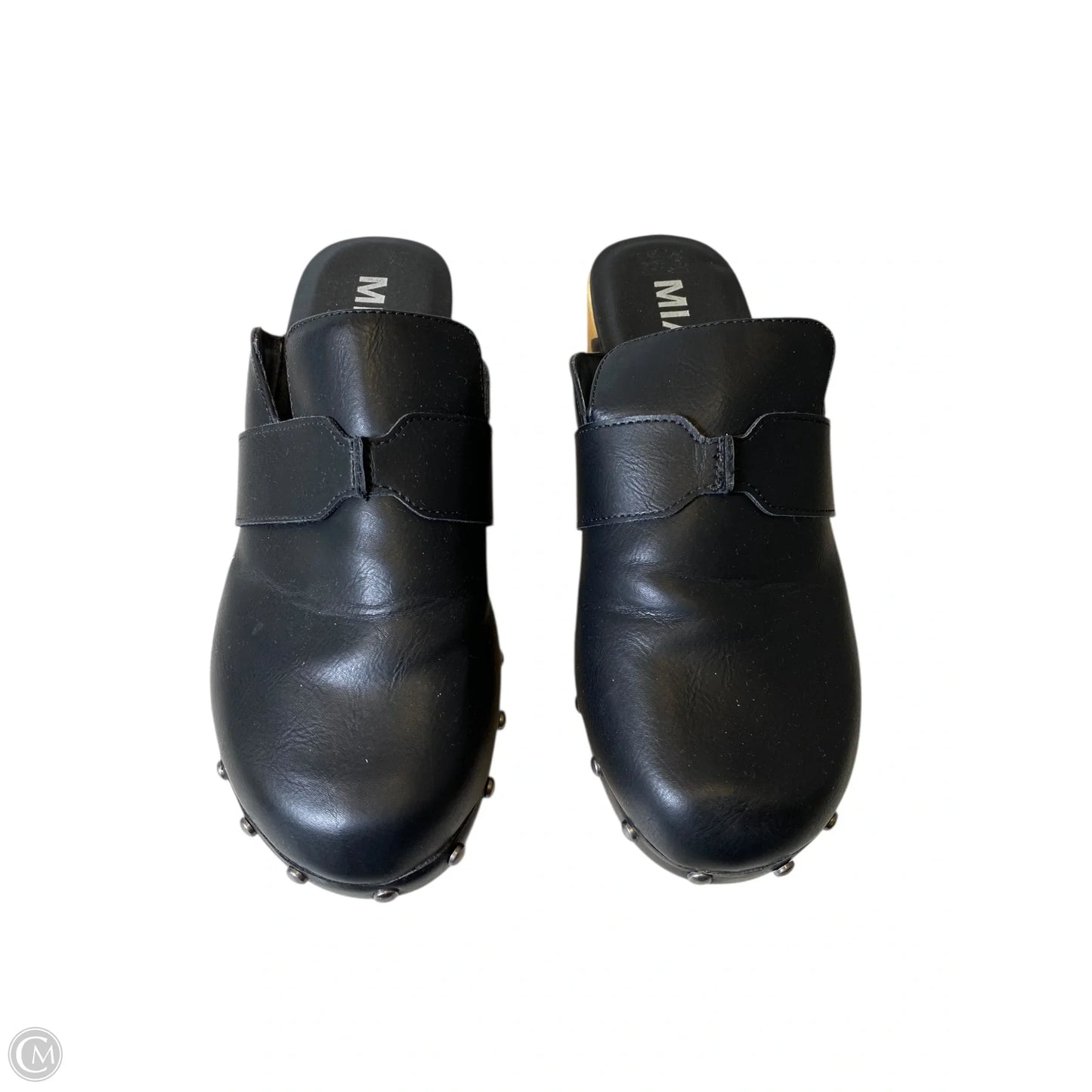 Shoes Heels Block By Mia In Black, Size: 9