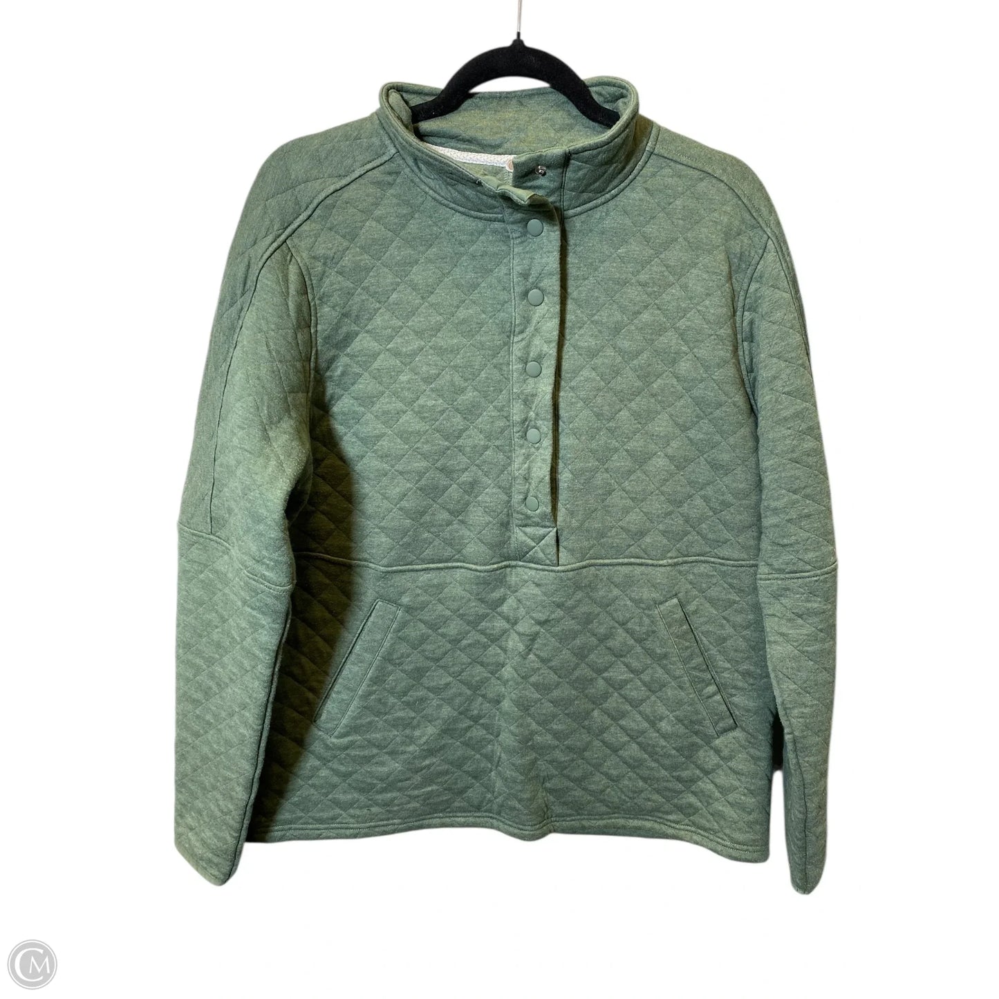 Sweatshirt Collar By Magellan In Green, Size: Xl