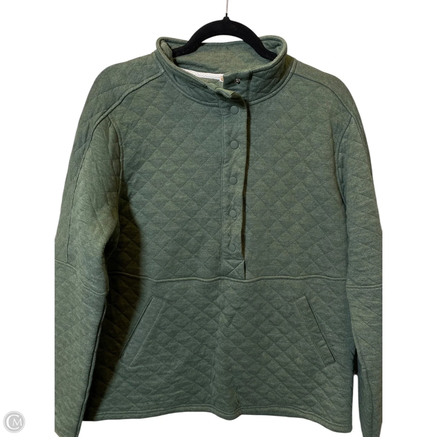 Sweatshirt Collar By Magellan In Green, Size: Xl
