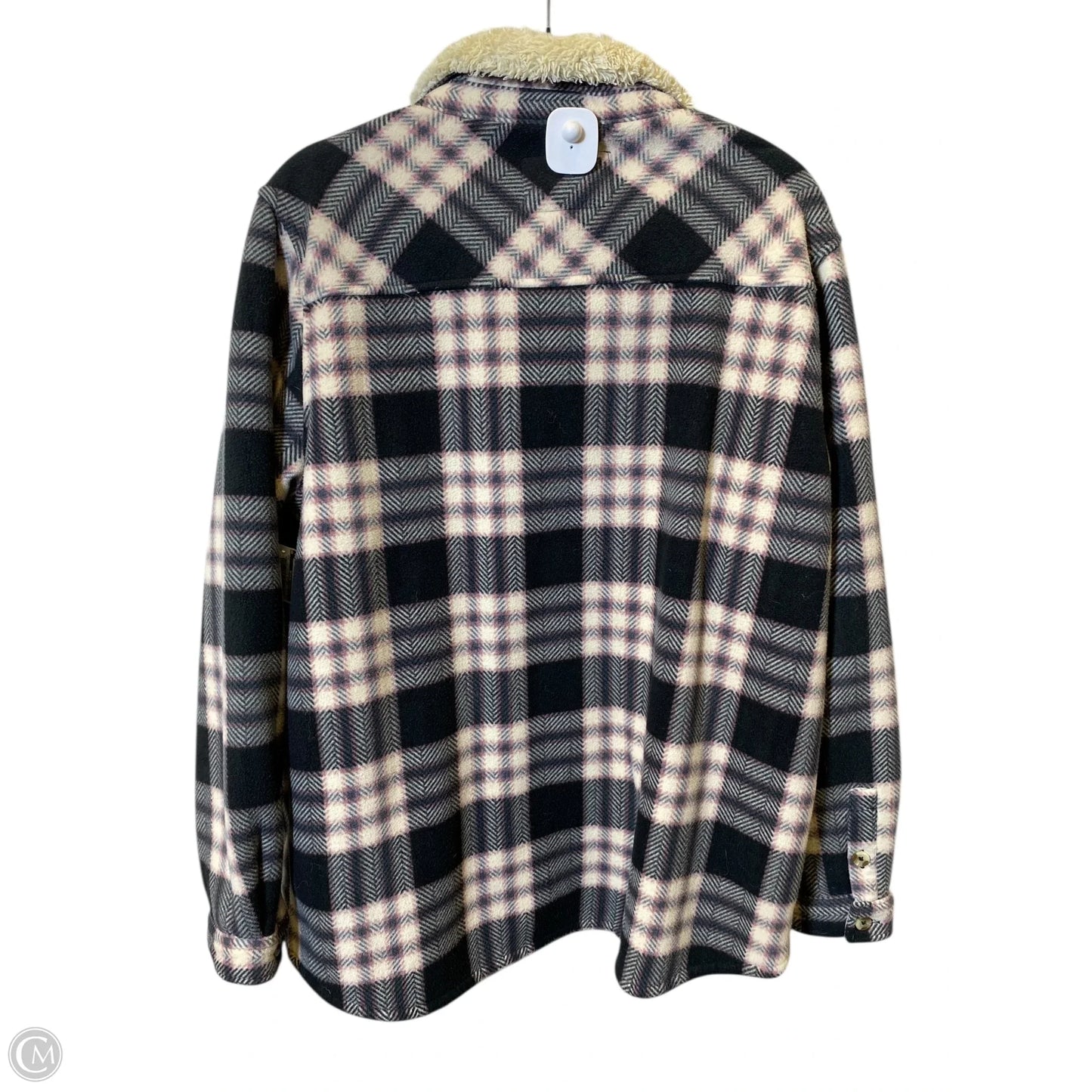 Jacket Fleece By Clothes Mentor In Plaid Pattern, Size: Xxl
