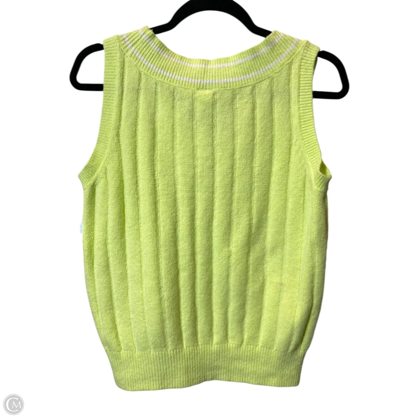 Vest Sweater By Pink In Yellow, Size: Xs