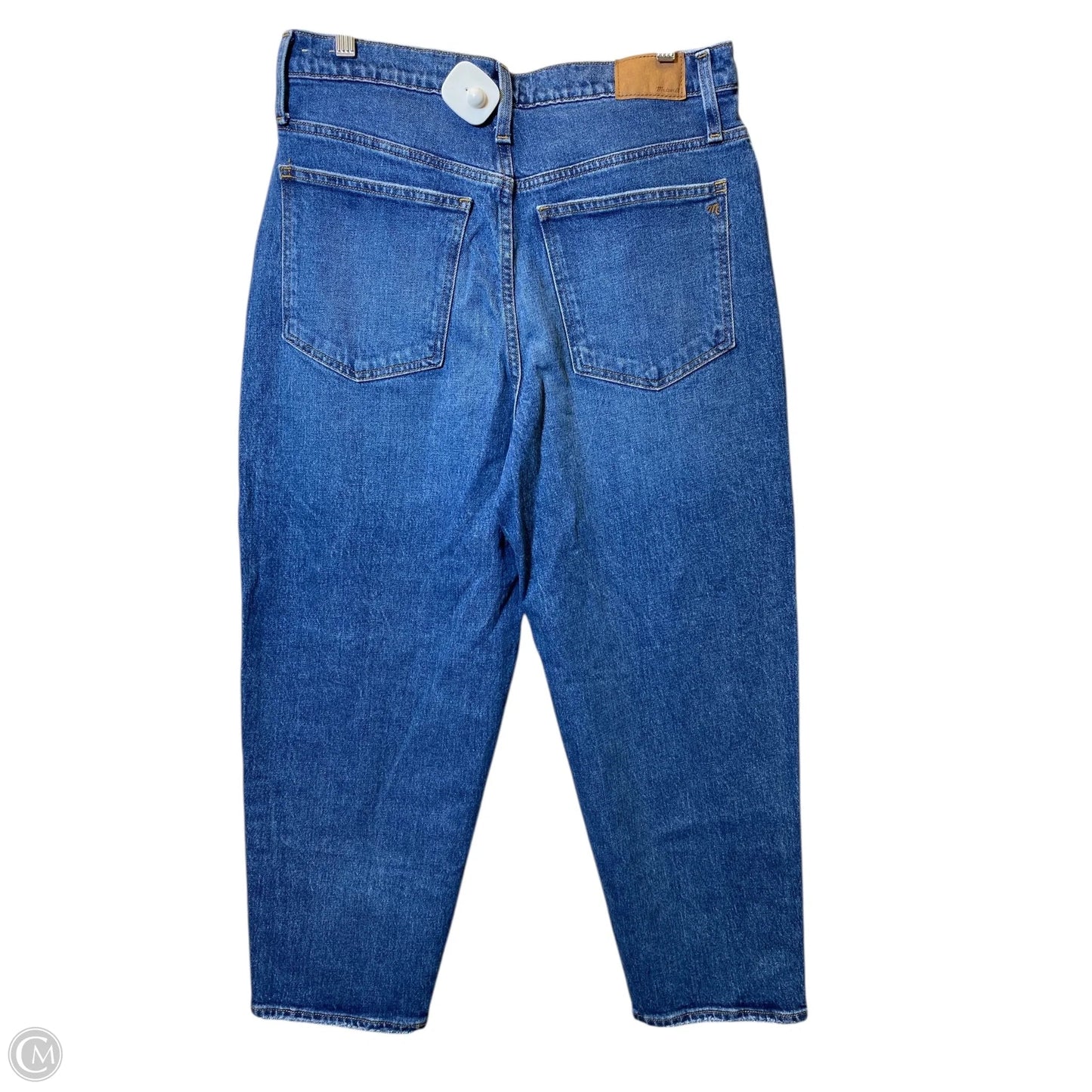 Jeans Straight By Madewell In Blue Denim, Size: 12