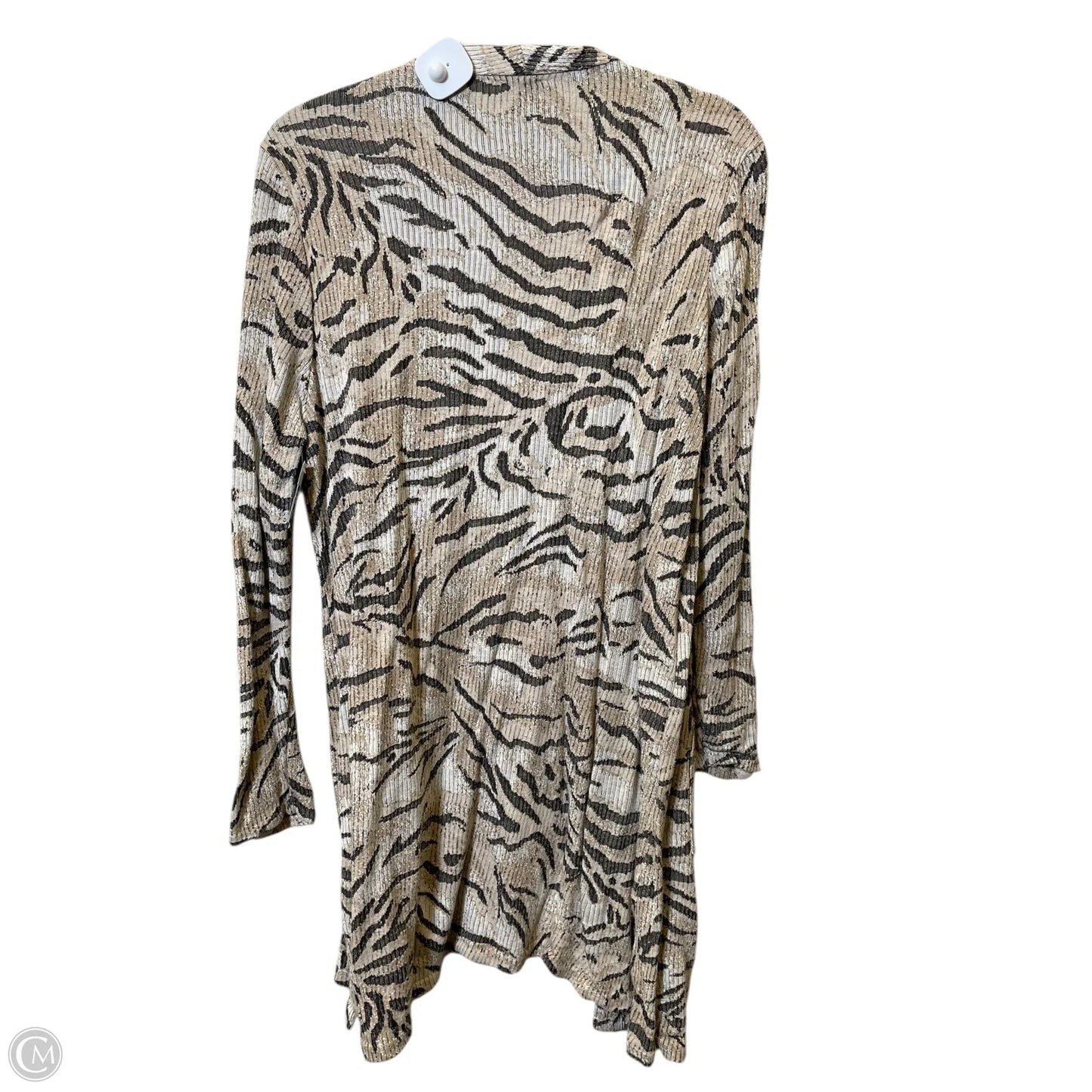 Cardigan By Chicos In Animal Print, Size: M