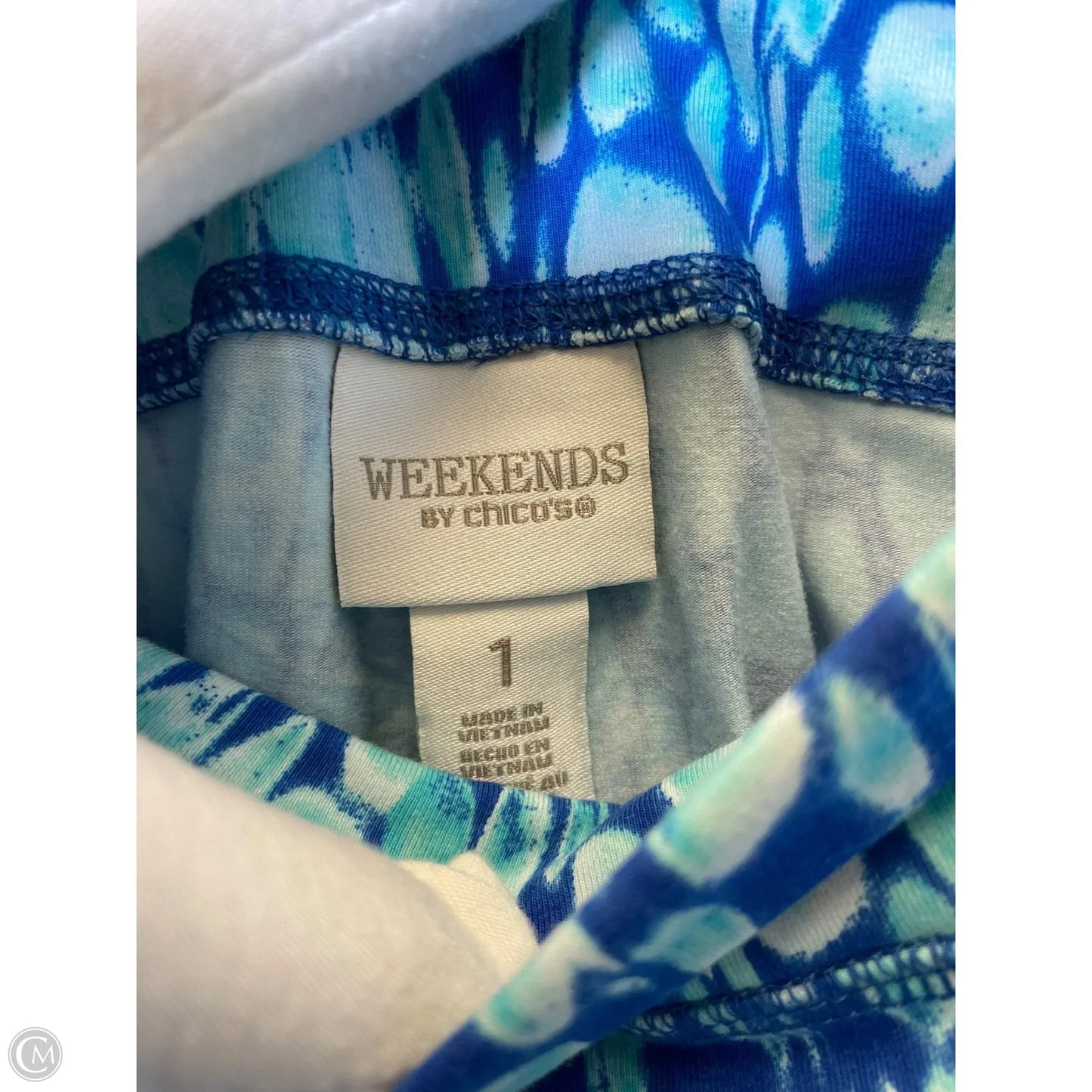 Athletic Pants By Chicos In Blue, Size: M