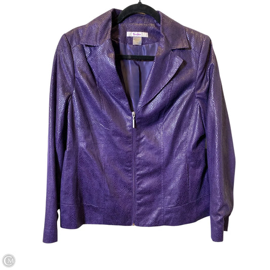 Jacket Other By Tanjay In Purple, Size: 10
