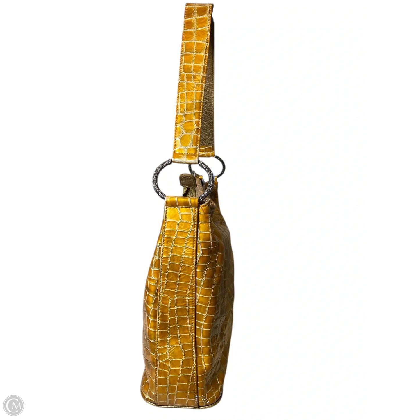 Handbag Leather By Brighton, Size: Large