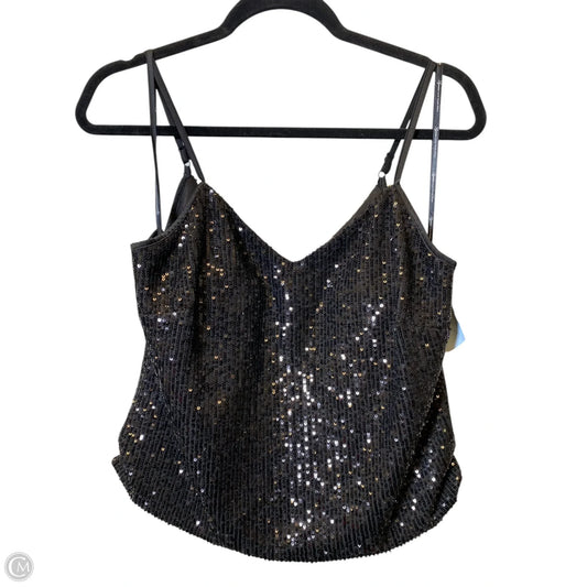 Top Sleeveless By Frank Lyman In Black, Size: L