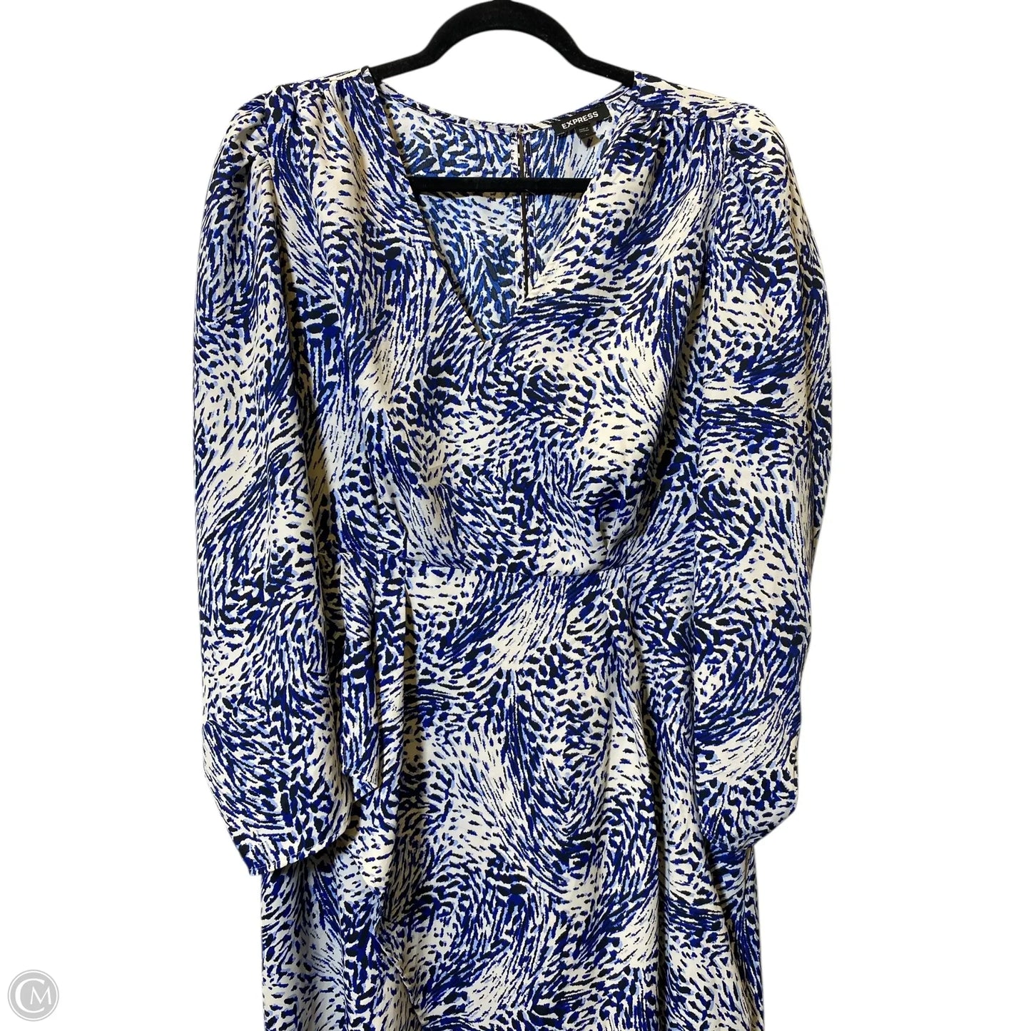 Dress Casual Maxi By Express In Multi-colored, Size: L