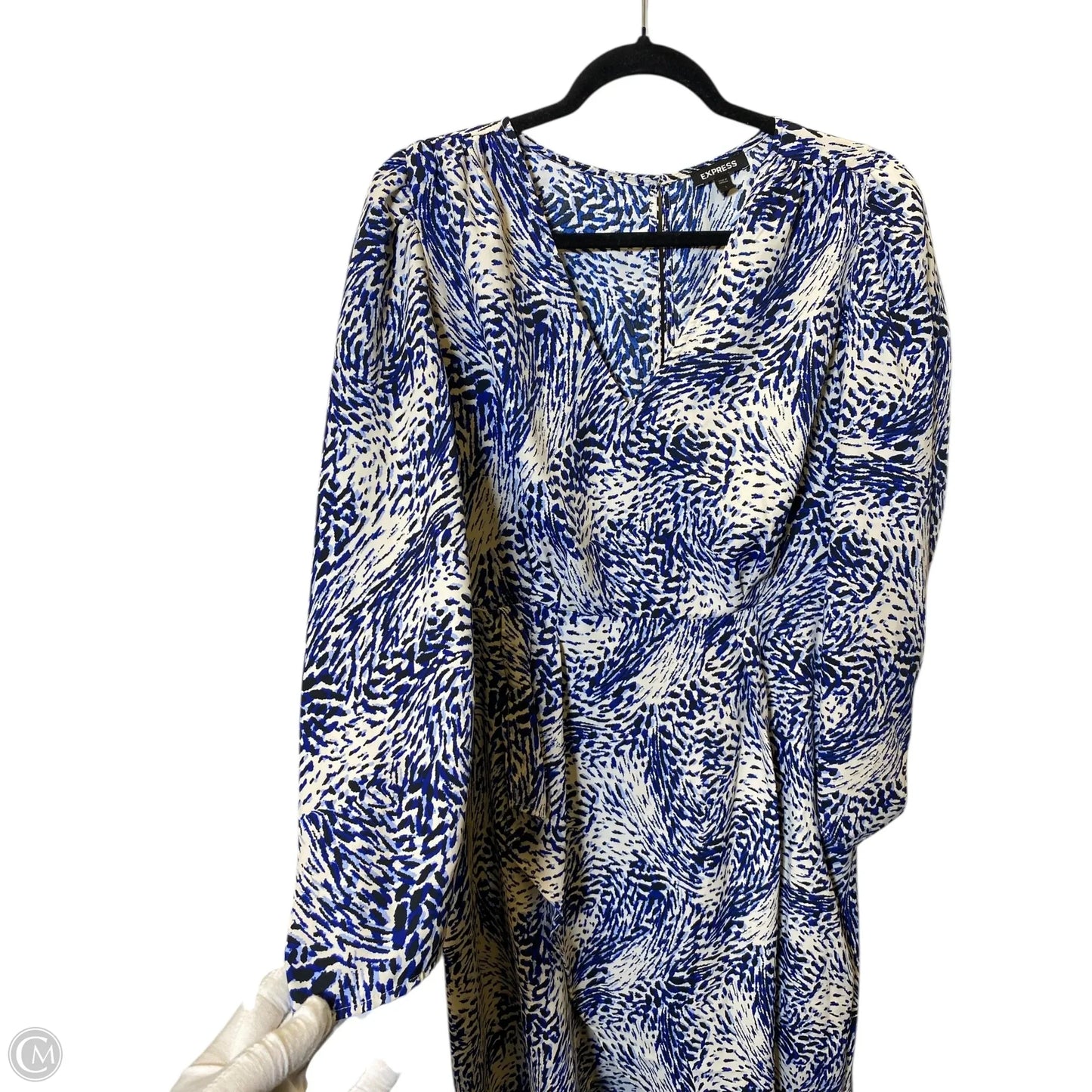 Dress Casual Maxi By Express In Multi-colored, Size: L