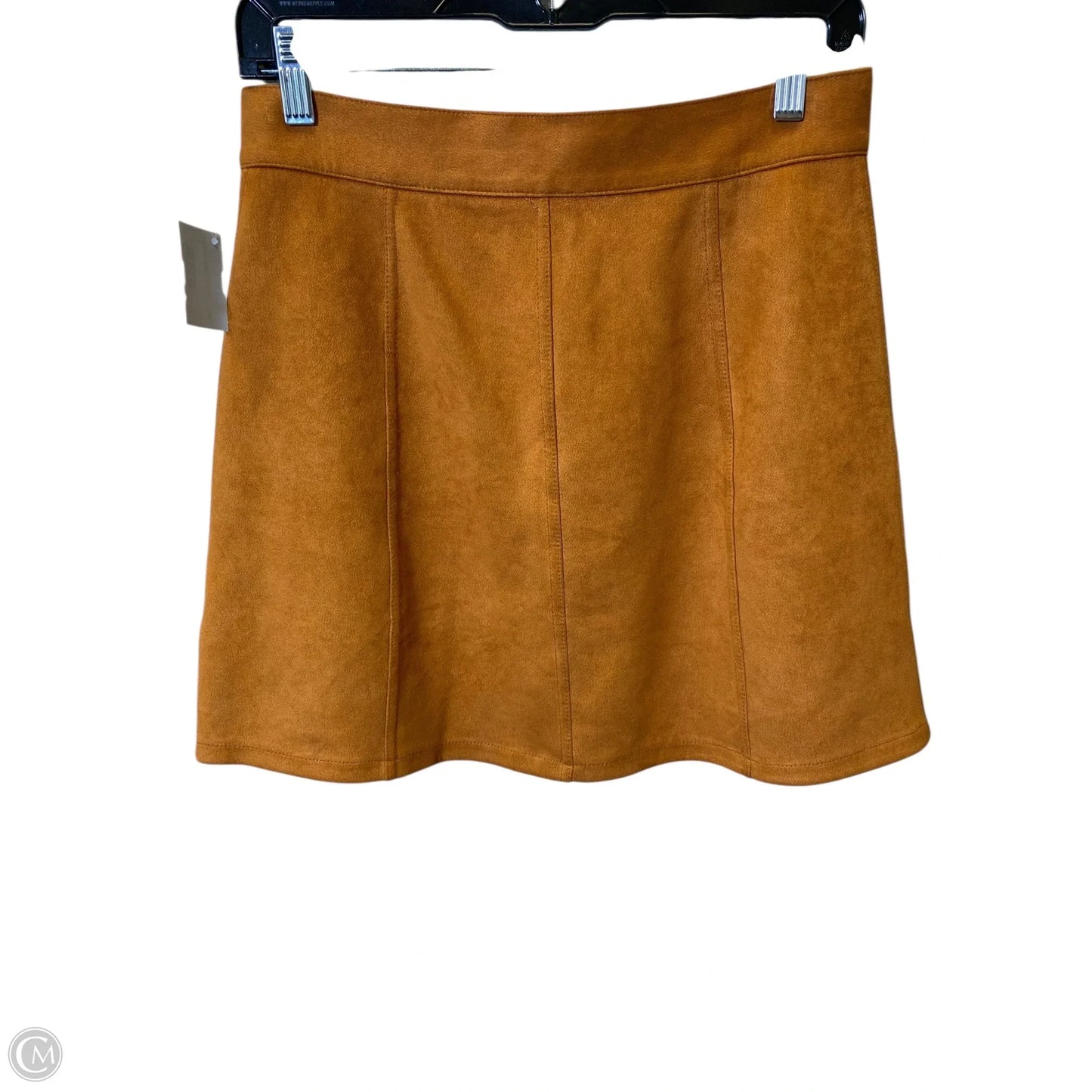 Skirt Midi By Clothes Mentor In Orange, Size: S