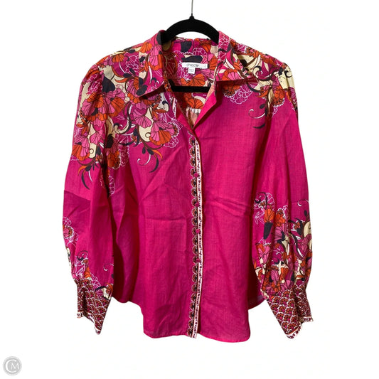 Top Long Sleeve By Chicos In Multi-colored, Size: 12