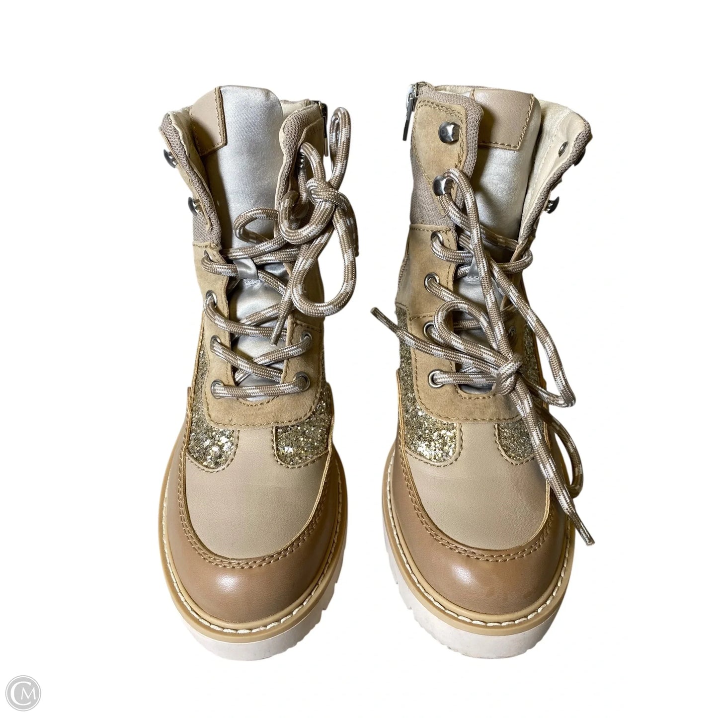 Boots Combat By Dolce Vita In Brown & Cream, Size: 8