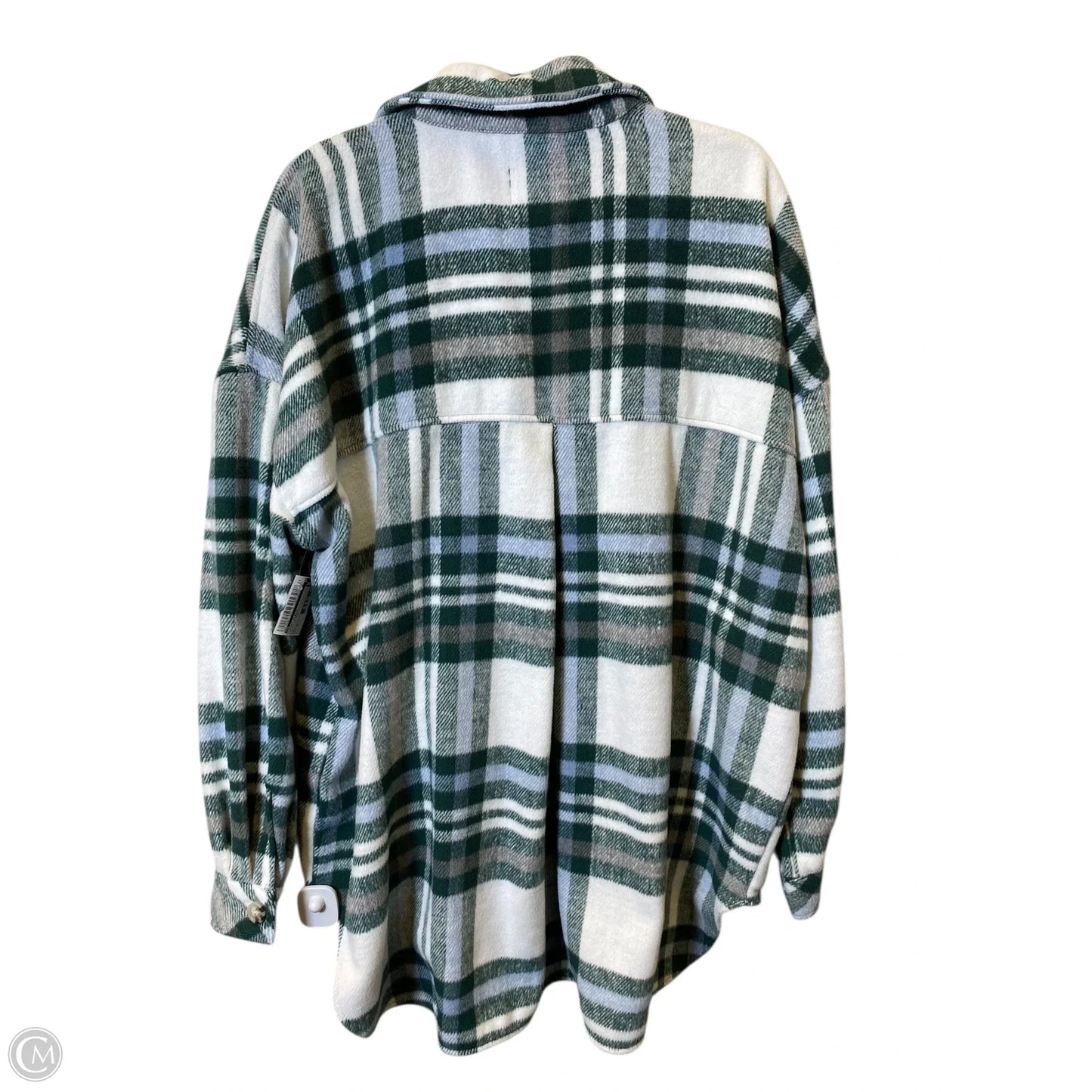 Jacket Fleece By So In Plaid Pattern, Size: Xl