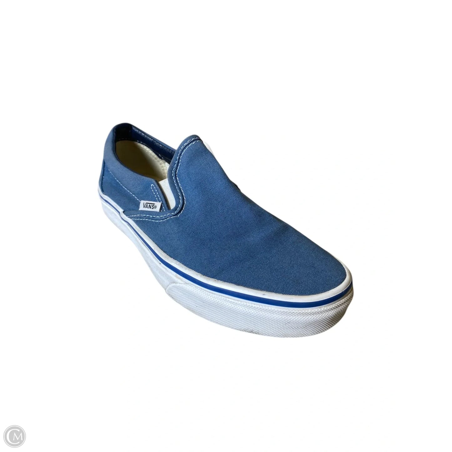 Shoes Flats By Vans In Blue, Size: 8