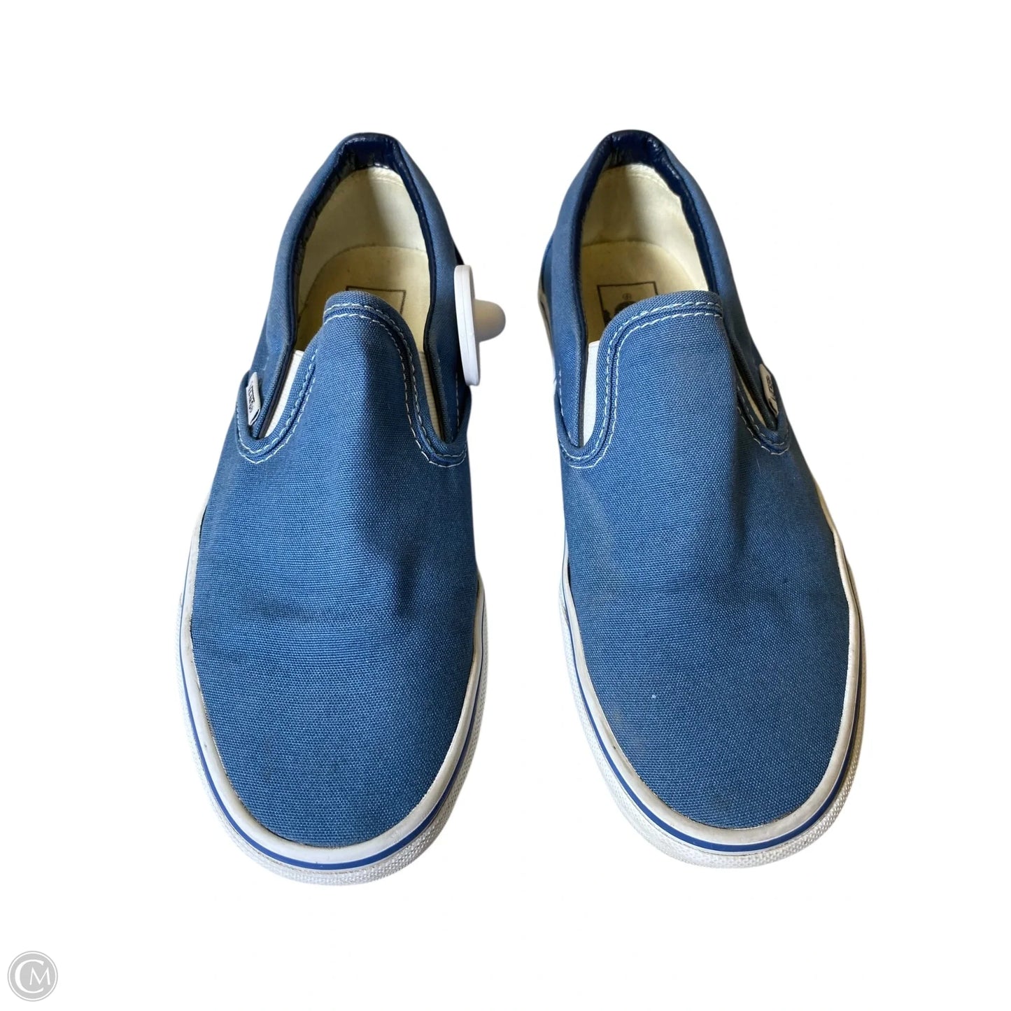 Shoes Flats By Vans In Blue, Size: 8