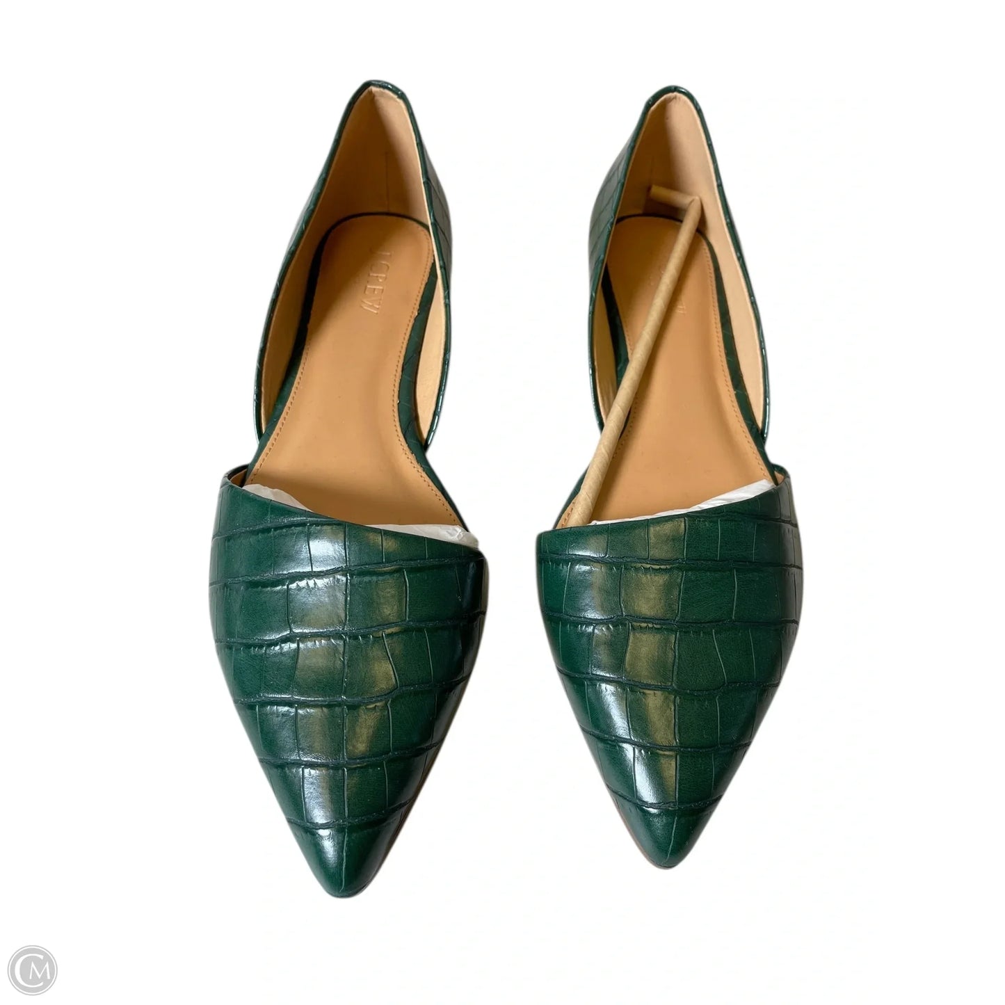 Shoes Flats By J. Crew In Green, Size: 9.5