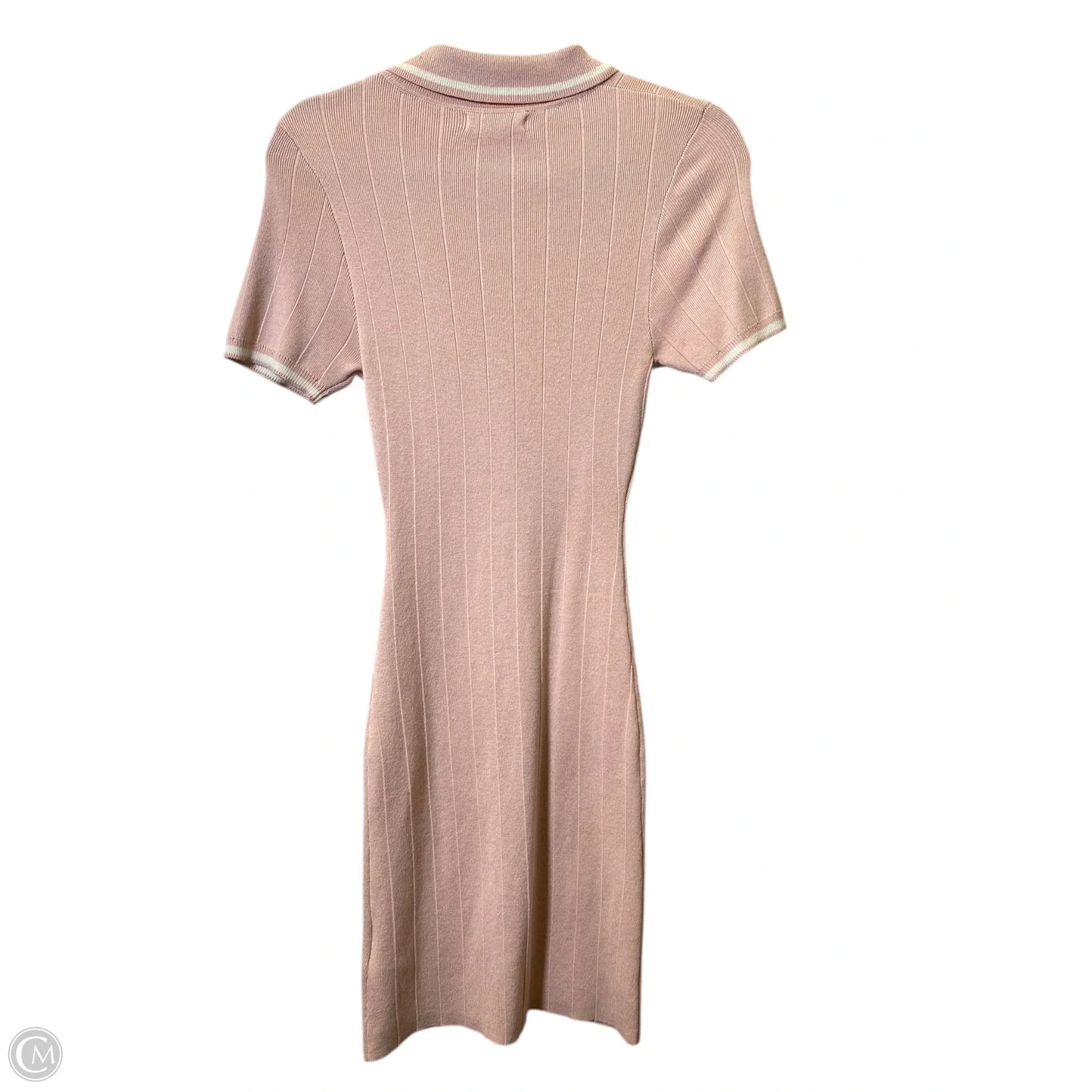 Dress Casual Midi By Guess In Pink, Size: M