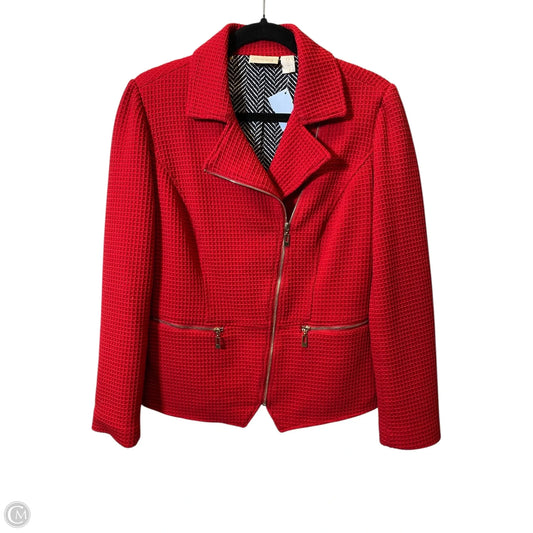 Blazer By Chicos In Red, Size: S