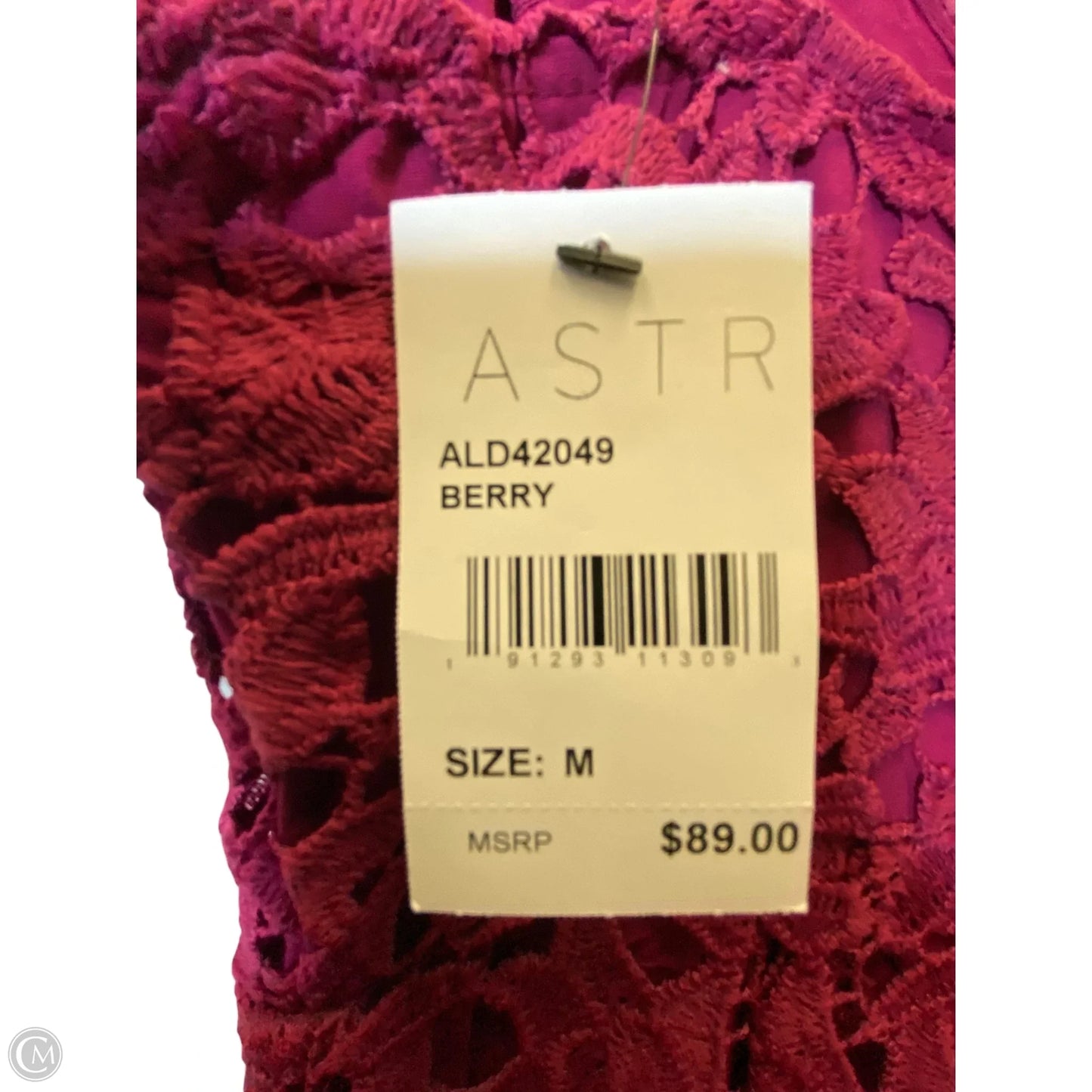 Dress Party Long By Astr In Maroon, Size: M