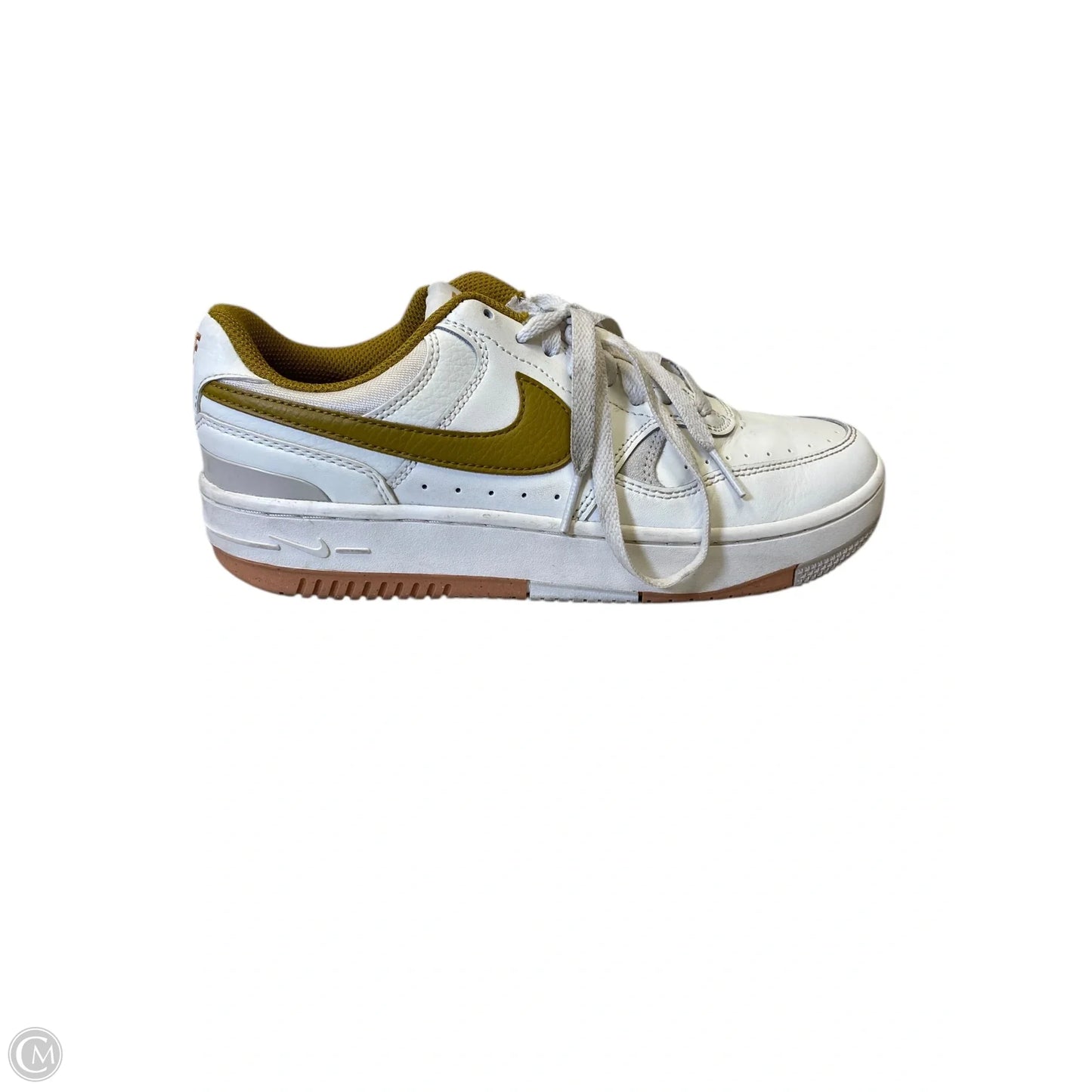 Shoes Sneakers By Nike In Cream & Yellow, Size: 7.5