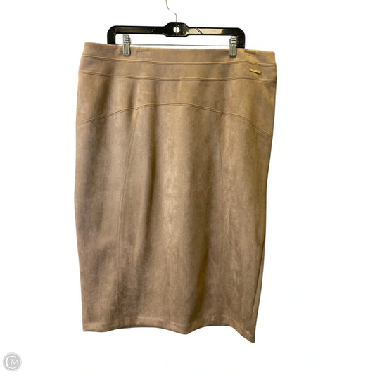 Skirt Maxi By Marc New York In Beige, Size: Xl