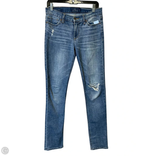 Jeans Skinny By Lucky Brand In Blue Denim, Size: 4