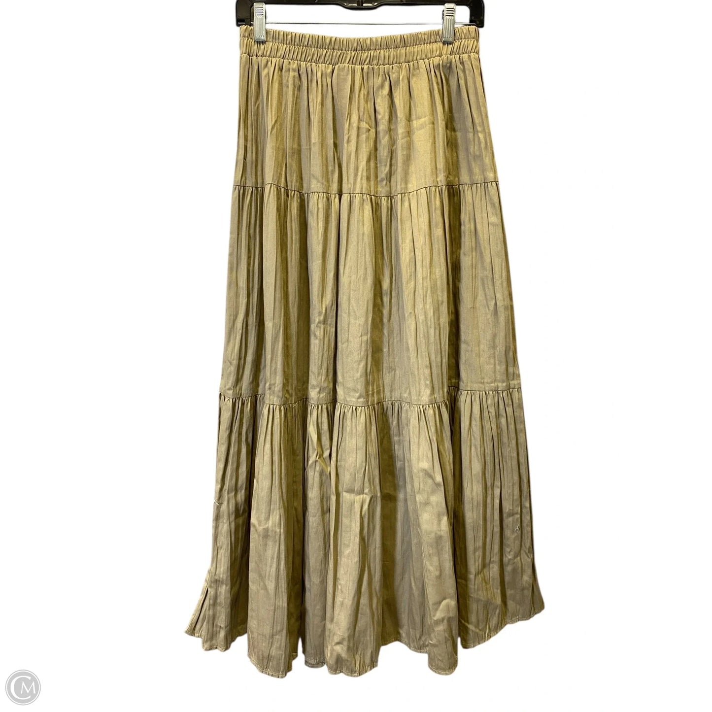 Skirt Maxi By Clothes Mentor In Beige, Size: L