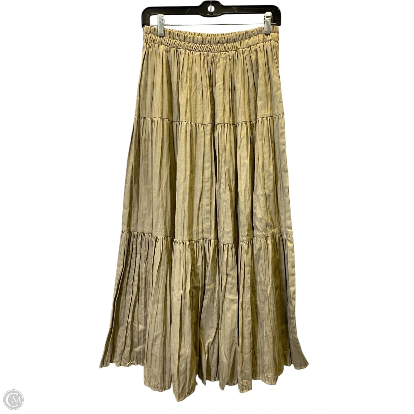 Skirt Maxi By Clothes Mentor In Beige, Size: L