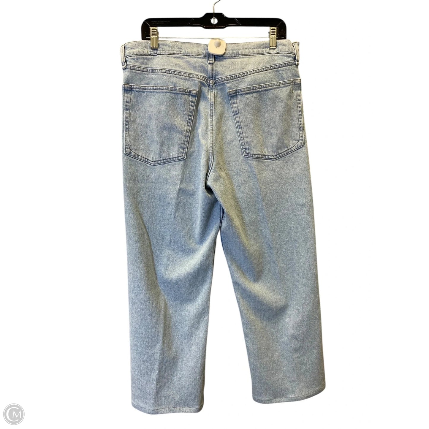 Jeans Straight By Rag And Bone In Blue Denim, Size: 14
