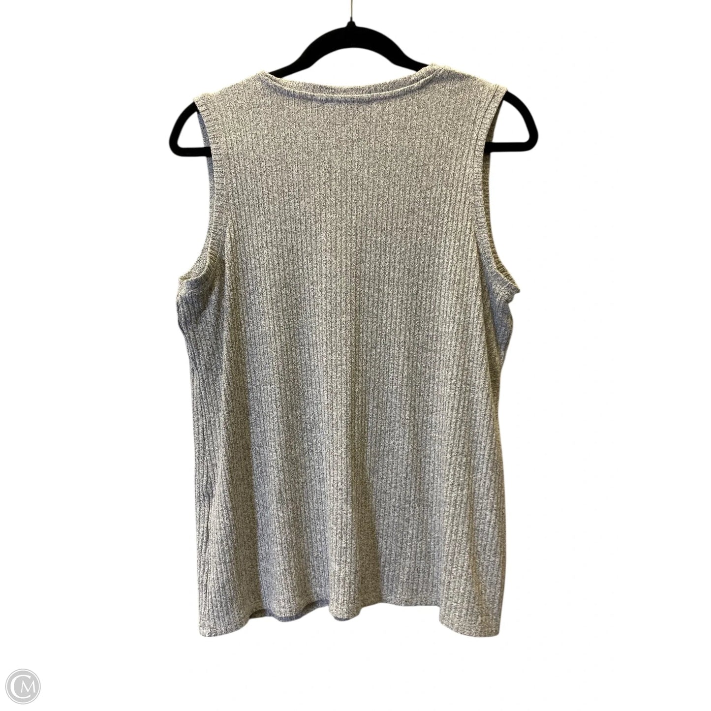 Tank Top By Chicos In Grey, Size: L