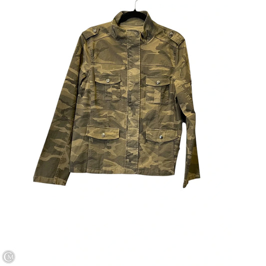 Jacket Denim By Thread And Supply In Camouflage Print, Size: Xl