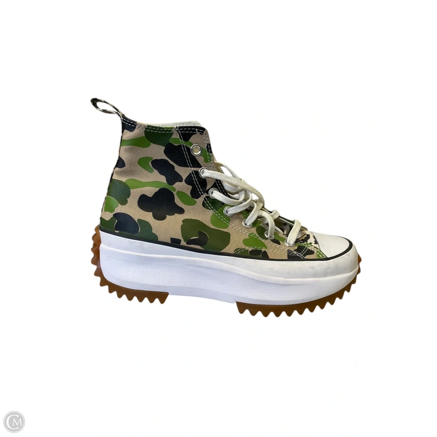 Shoes Sneakers Platform By Converse In Camouflage Print, Size: 7.5
