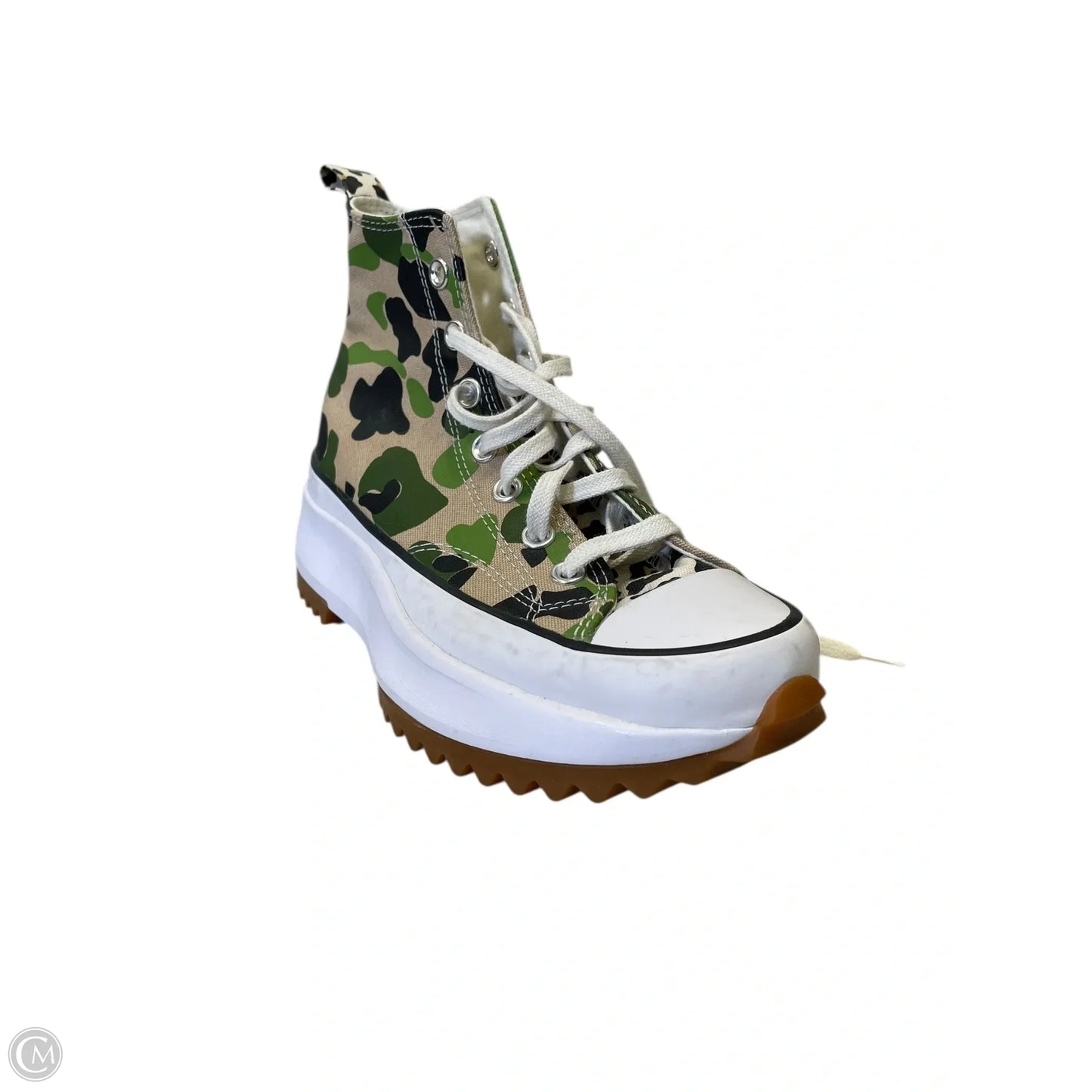 Shoes Sneakers Platform By Converse In Camouflage Print, Size: 7.5