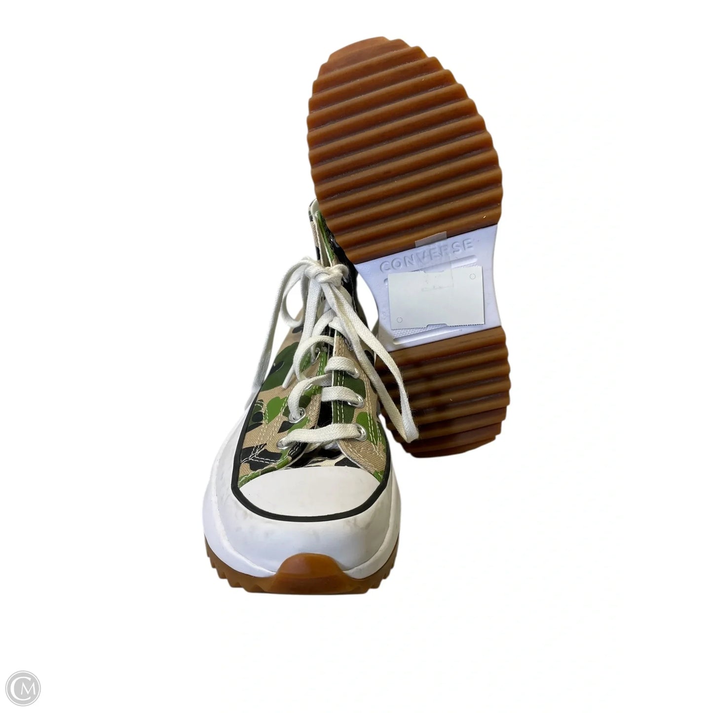 Shoes Sneakers Platform By Converse In Camouflage Print, Size: 7.5