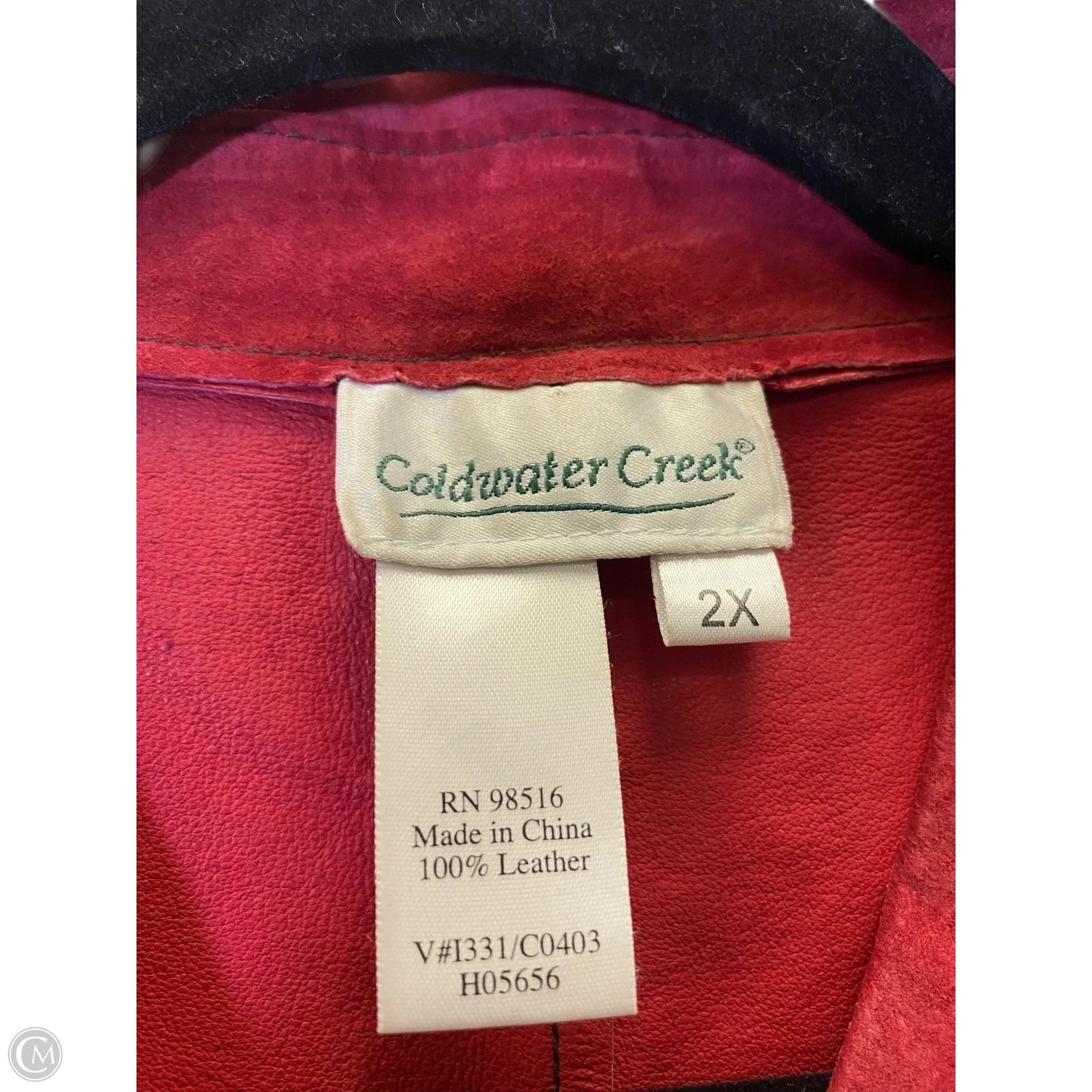 Vest Other By Coldwater Creek In Maroon, Size: 2x