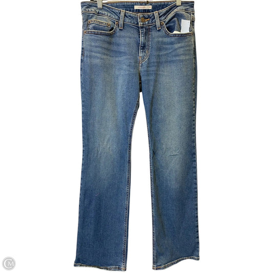 Jeans Boot Cut By Levis In Blue Denim, Size: 10