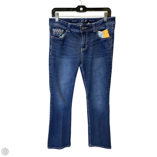 Jeans Boot Cut By Apt 9 In Blue Denim, Size: 10
