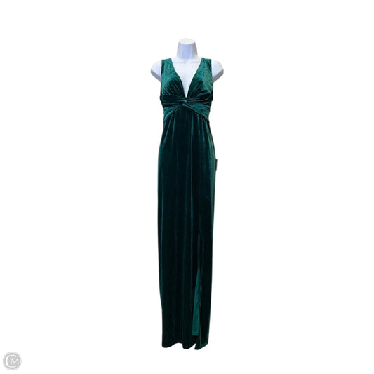 Dress Party Long By Lulus In Green, Size: L