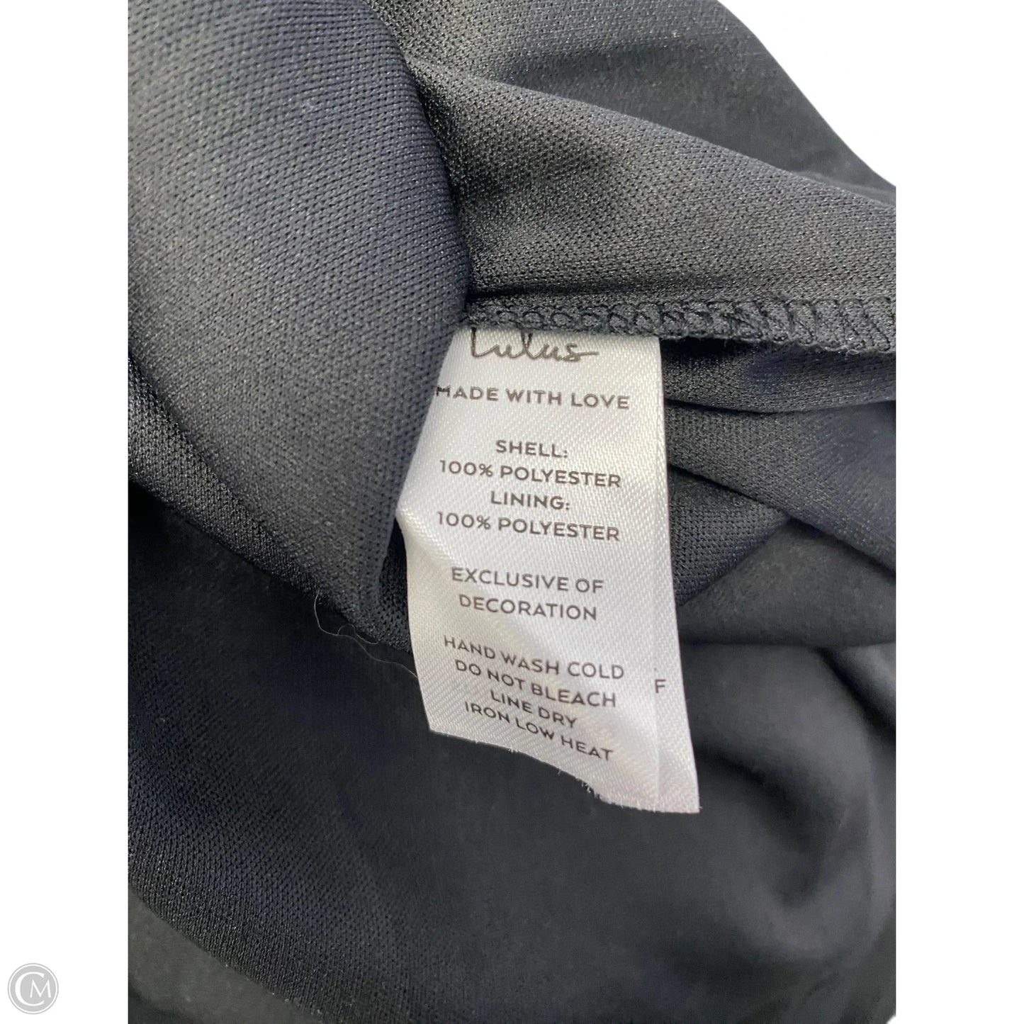 Dress Party Long By Lulus In Black & Silver, Size: Xl