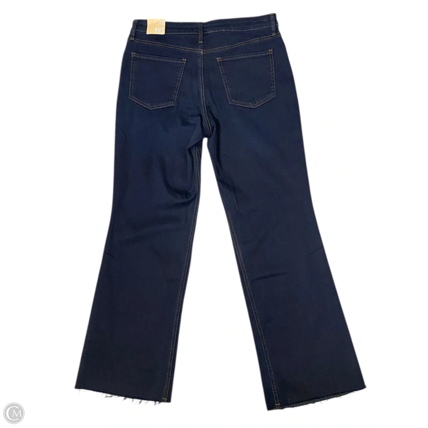 Jeans Straight By Kut In Navy, Size: 12