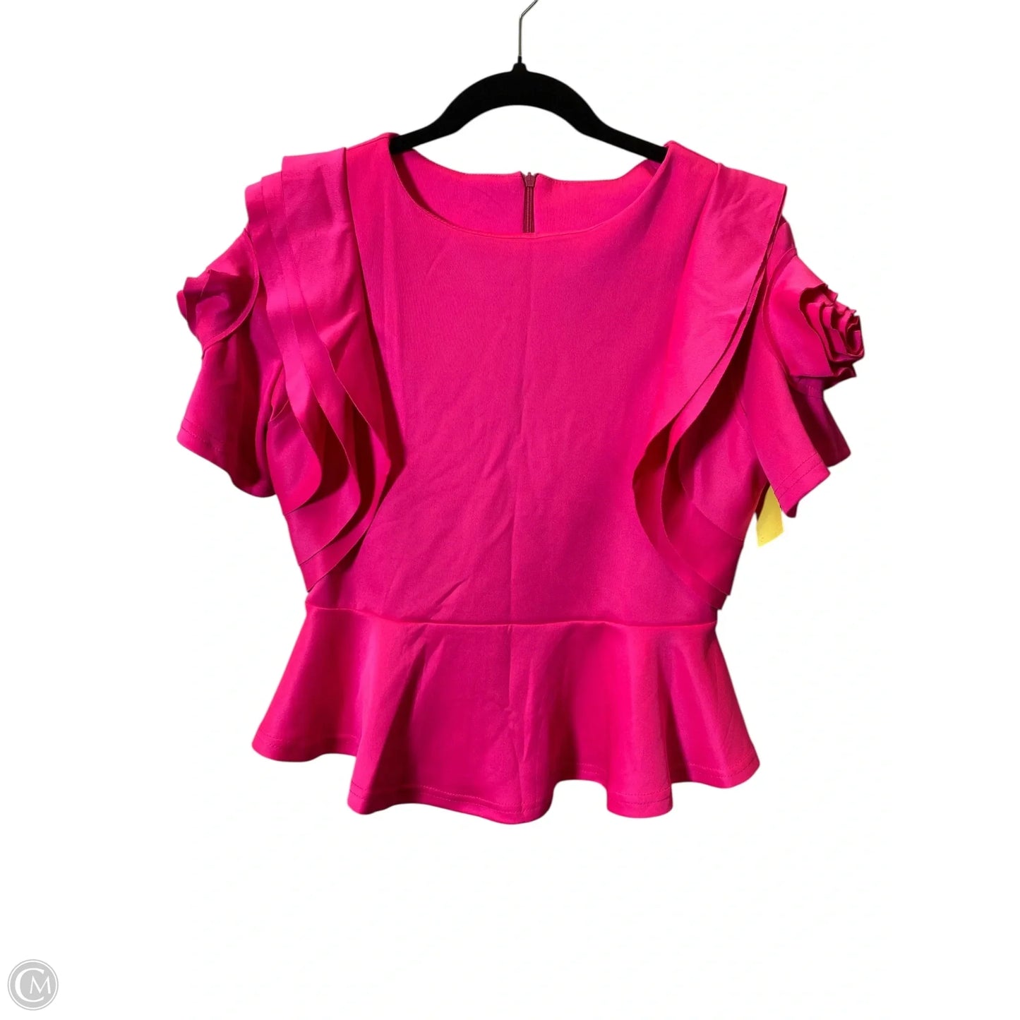Top Short Sleeve By Clothes Mentor In Pink, Size: L