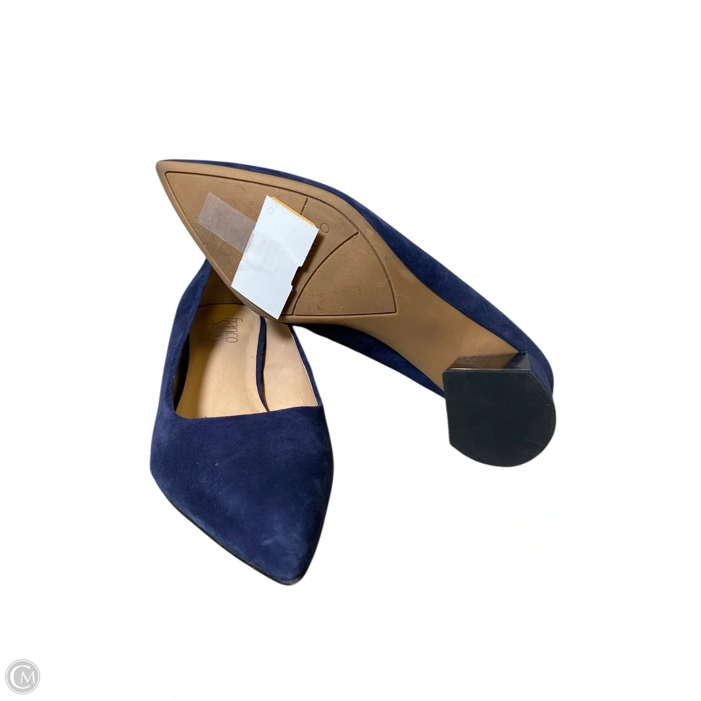 Shoes Heels Block By Franco Sarto In Navy, Size: 8.5