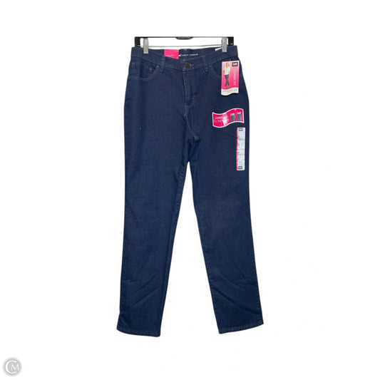 Jeans Straight By Lee In Blue Denim, Size: 6